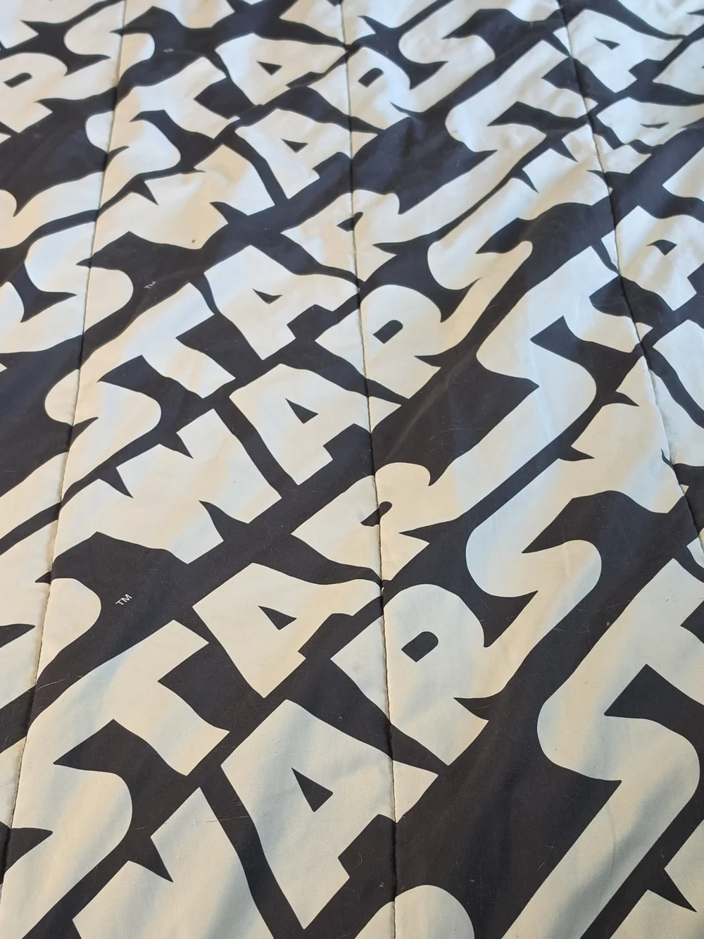 Star Wars Panel Graphic Bedding Featuring Darth Vader & R2-D2 - Multicolor